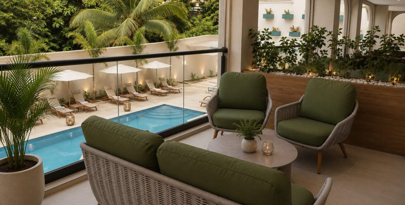 One bedroom terrace