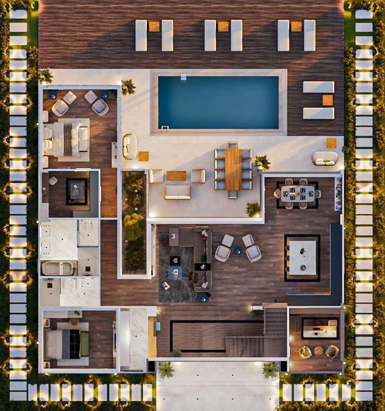 First floor 3D plan